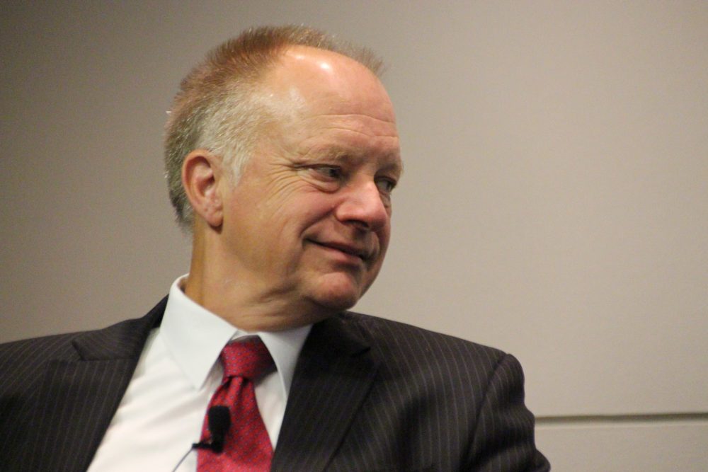 Justice Barry Anderson at Thomson Reuters CLE session.